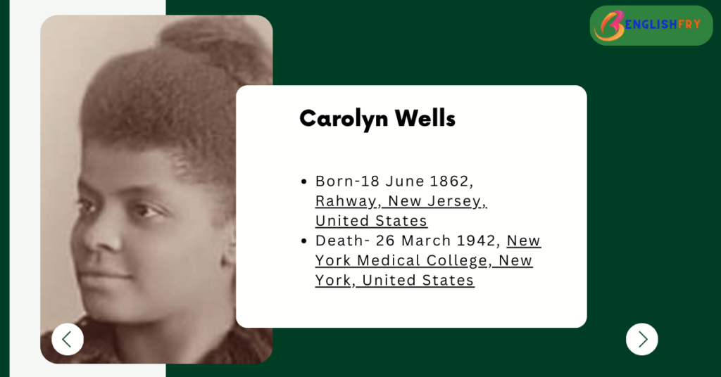 About the author Carolyn Wells