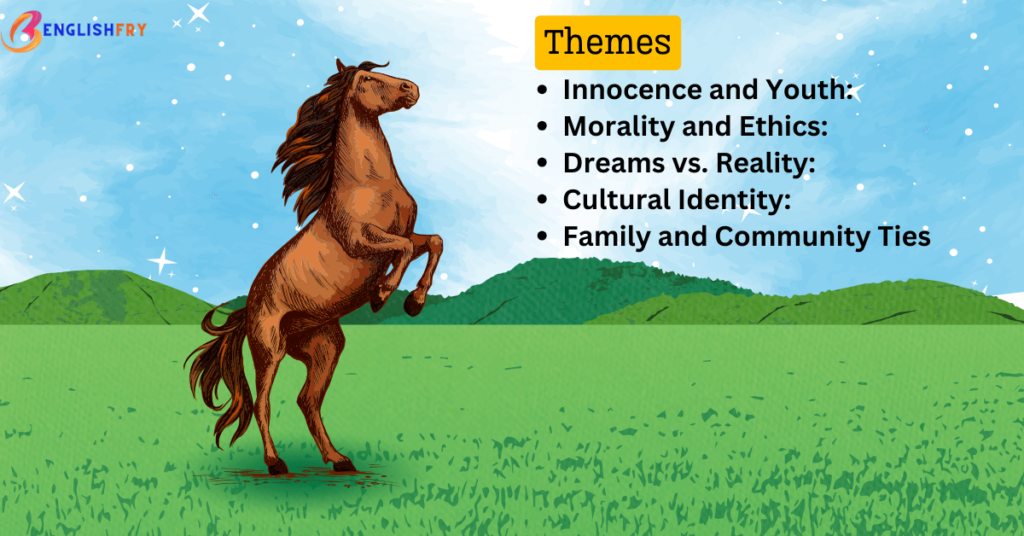 The Summer of the Beautiful White Horse Summary Extra Question and Answers themes