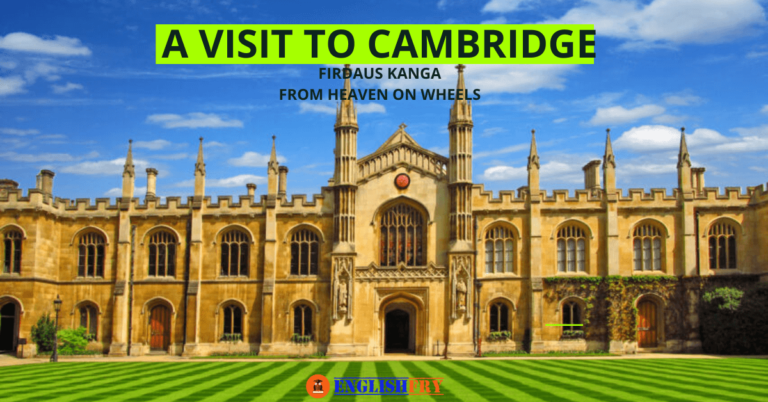 A Visit to Cambridge Summary