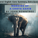 Memoirs of a Chota Sahib Summary