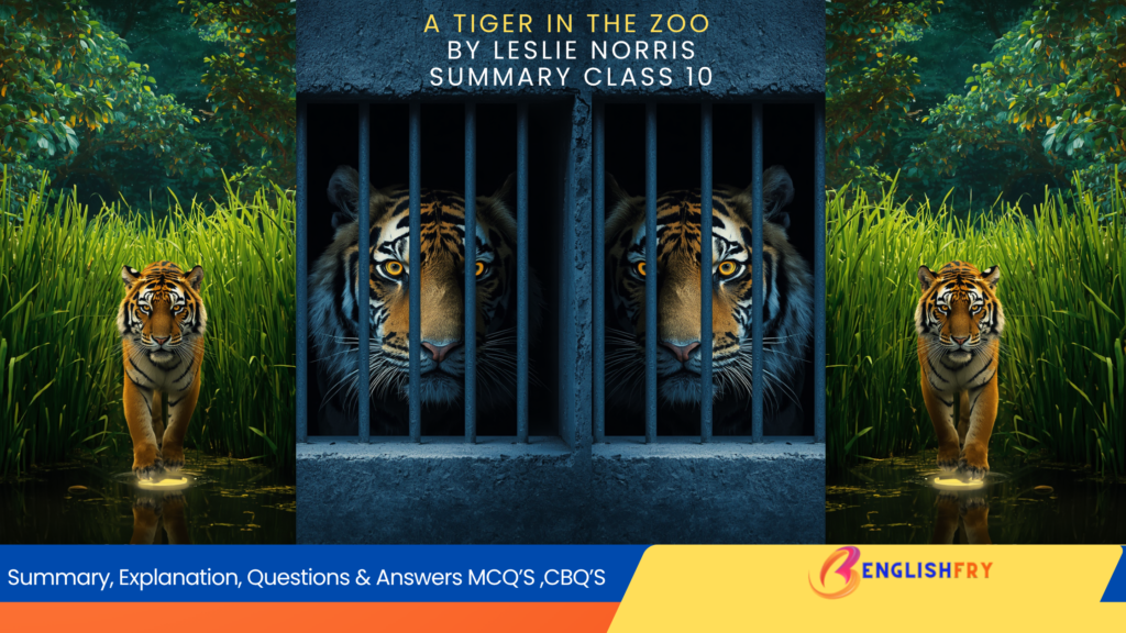A Tiger in the Zoo Summary Class 10