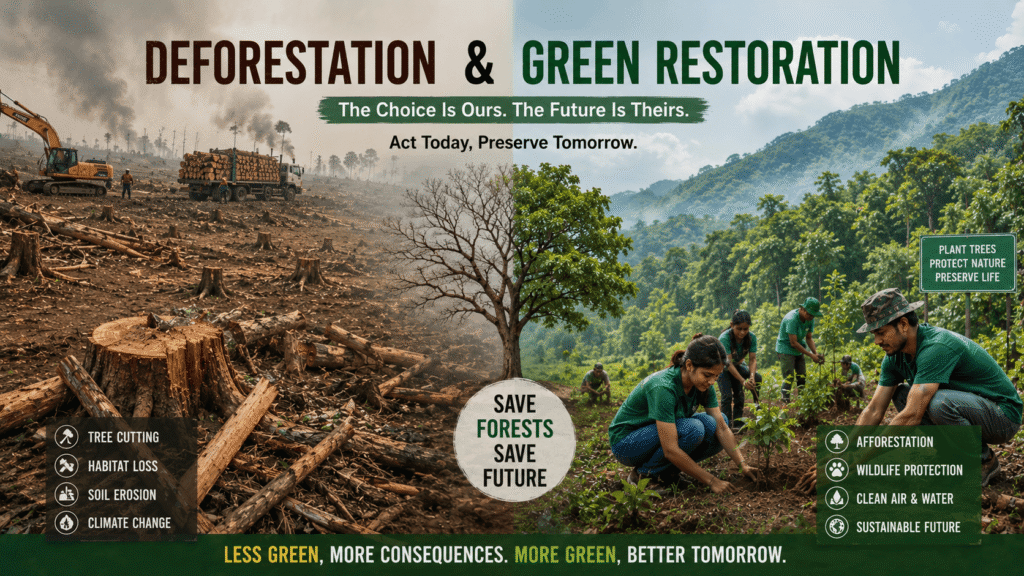 Deforestation and Loss of Green Cover