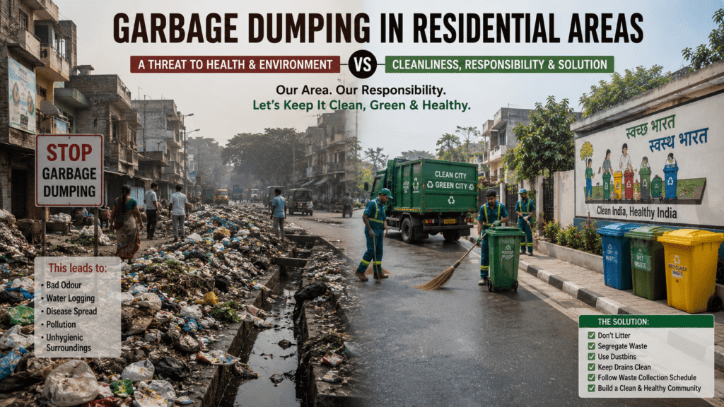 Garbage Dumping in Residential Areas