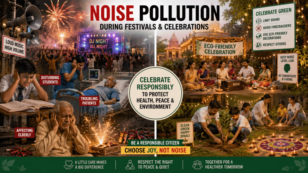 Noise Pollution During Festivals and Celebrations