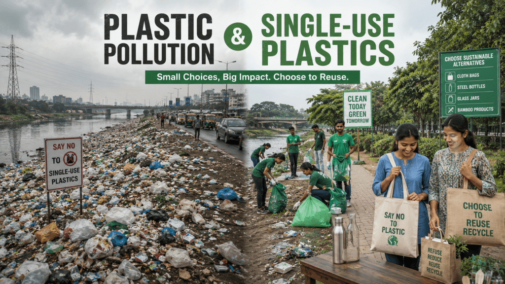 Pollution and Single-Use Plastics