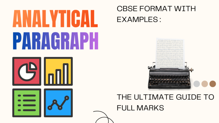 Analytical Paragraph Class 10 CBSE Format with Examples