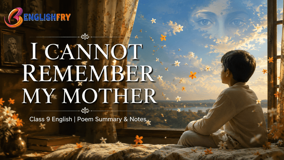 I Cannot Remember My Mother Summary | NCERT English Notes 2026